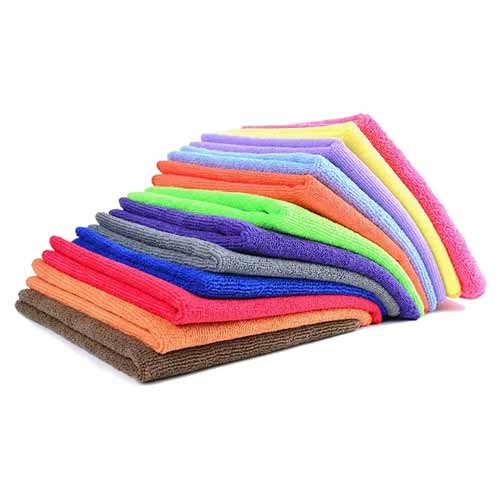 Microfiber Cleaning Cloths All-Purpose Cleaning Towels Soft Absorbent Cleaning Rags Lint-Free Cloth for House Kitchen Car