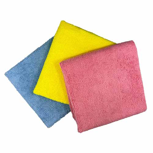 Microfiber Towels Bulk Reusable and Lint-free for Home and Car Use Assorted Colors for Cleaning Cloths