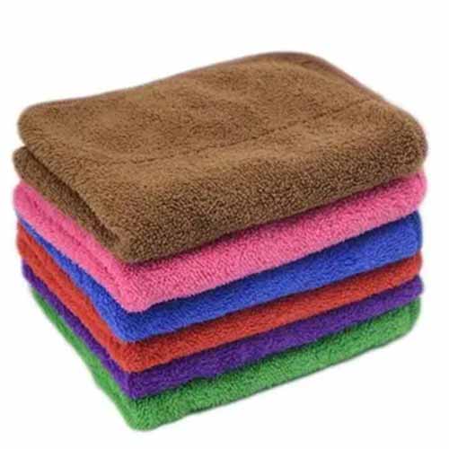 Lint Free Microfiber Cora Fleece Floor Cleaning Cloth