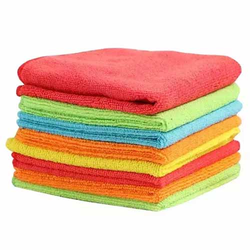 Custom Color Lint-Free Cleaning Cloths for Effective Kitchen Use