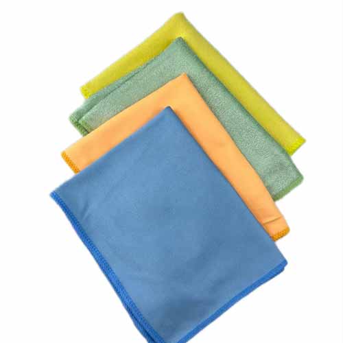 Custom Microfiber Window Glass Cleaning Cloth Lint-Free Microfiber Glass Towel for Cleaning Window Glass Polishing Cloth