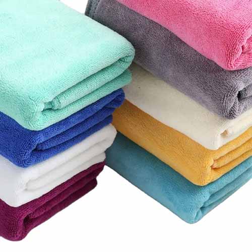 wholesale Microfiber Absorbent Towel Embroidered Logo 100%microfiber bath towel hotel absorbent